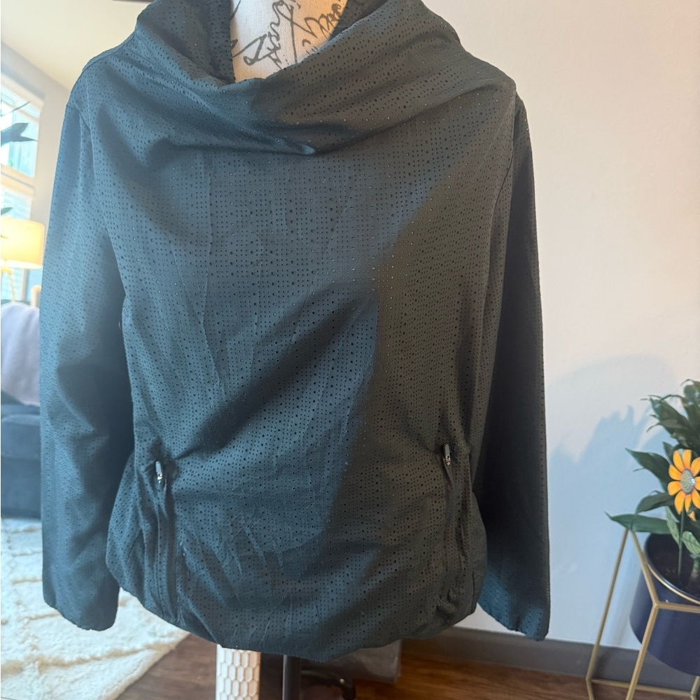 Fabletics Forest Green Athletic Jacket - image 1